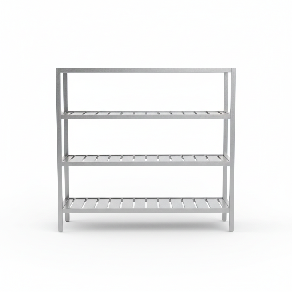 Stainless steel storage shelving rack